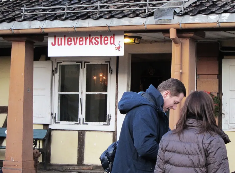 The Christmas workshop during Førjul på Frogner.