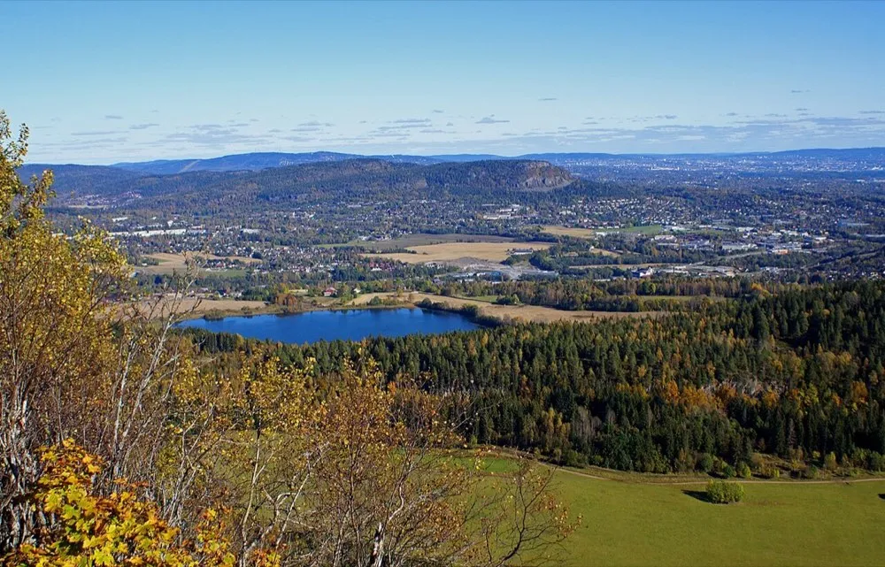 From Bærum. The picture does not show the market itself.