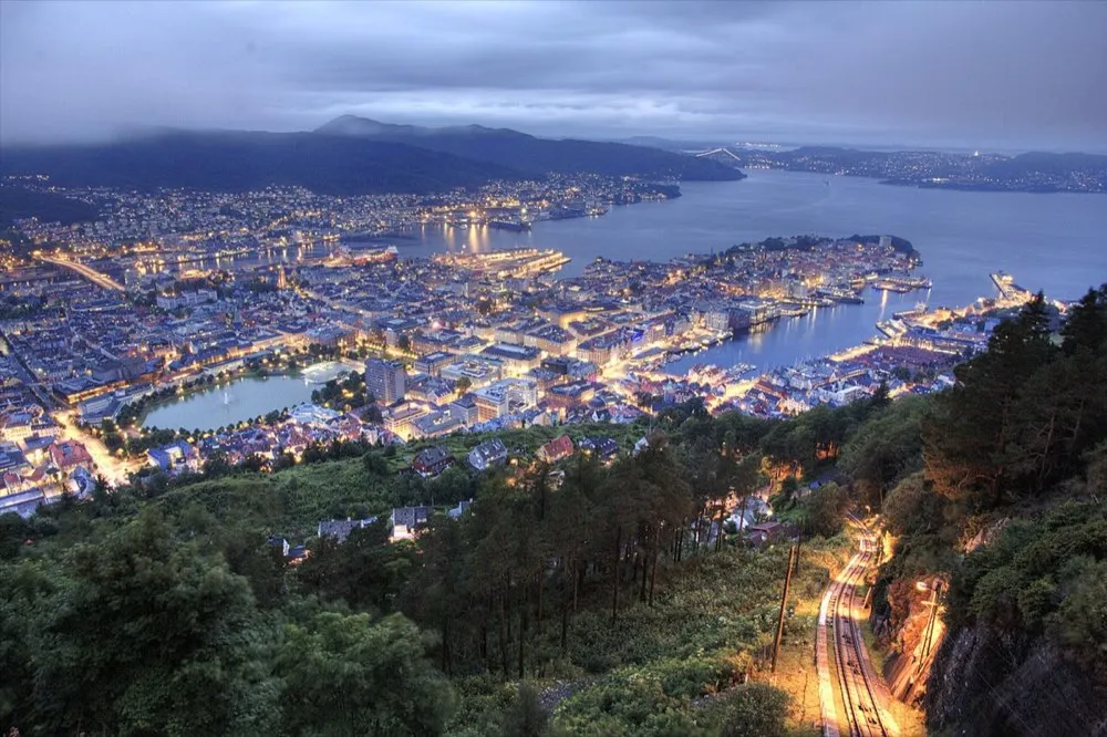 From Bergen. The picture does not show the market itself.