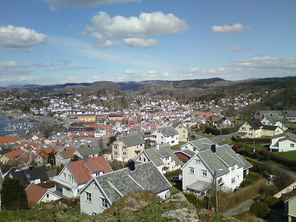 From Eigersund. The picture does not show the market itself.