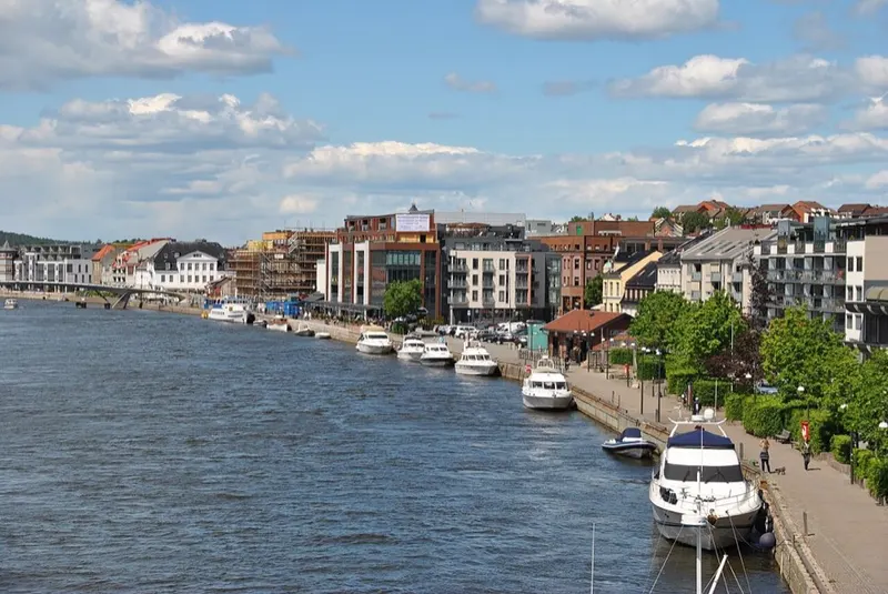 From Fredrikstad. The picture does not show the market itself.