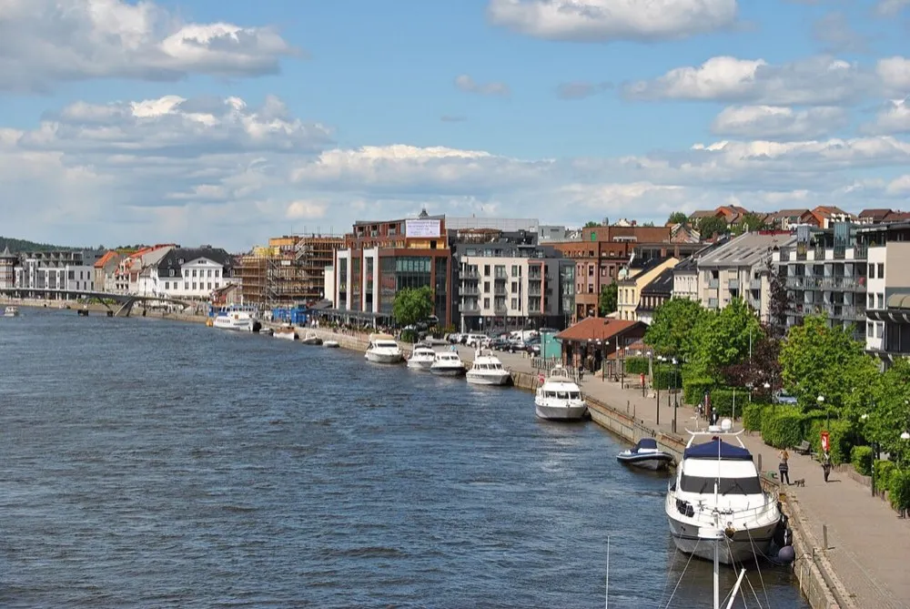 From Fredrikstad. The picture does not show the market itself.