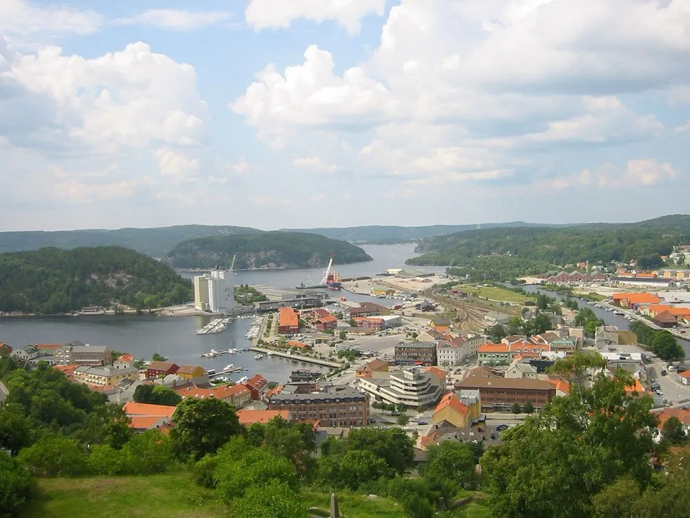 From Halden. The picture does not show the market itself.