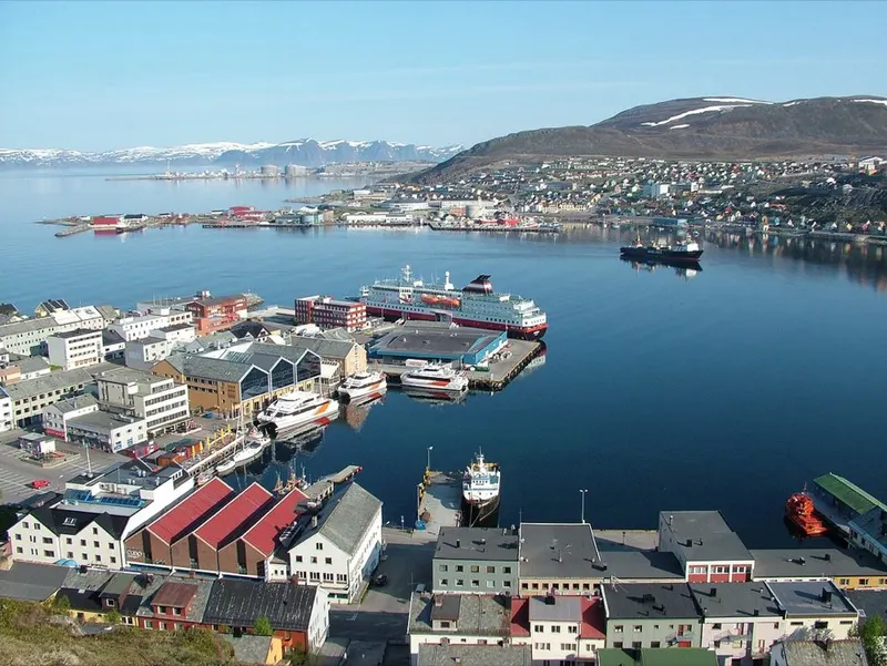From Hammerfest. The picture does not show the market itself.