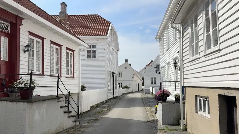 From Karmøy. The picture does not show the market itself.