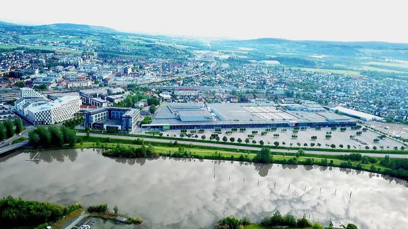 From Lillestrøm. The picture does not show the market itself.