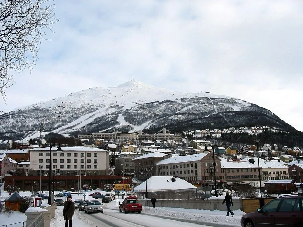 From Narvik. The picture does not show the market itself.