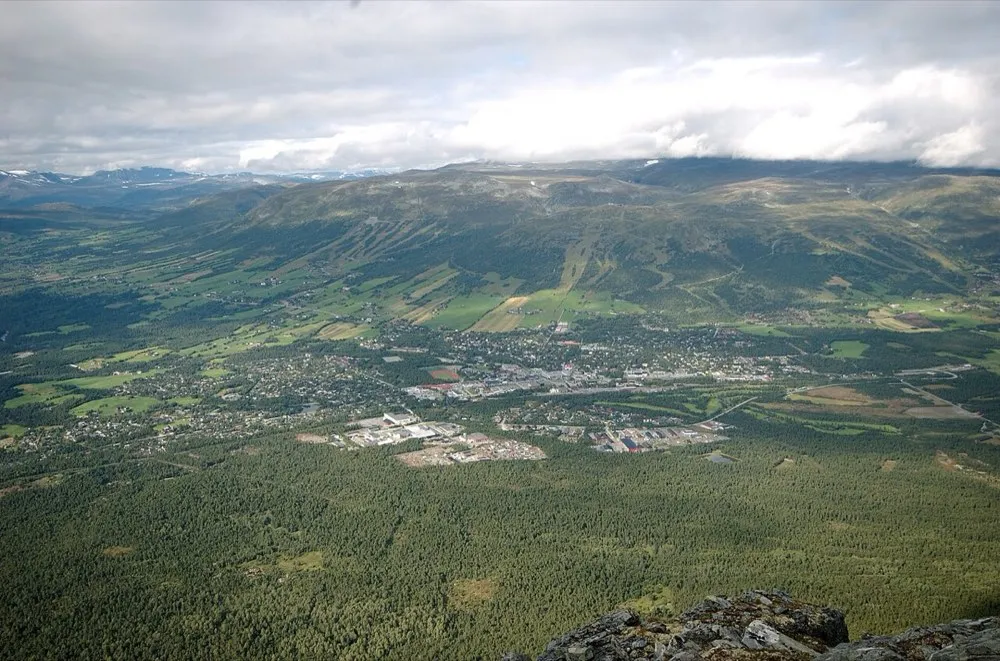 From Oppdal. The picture does not show the market itself.