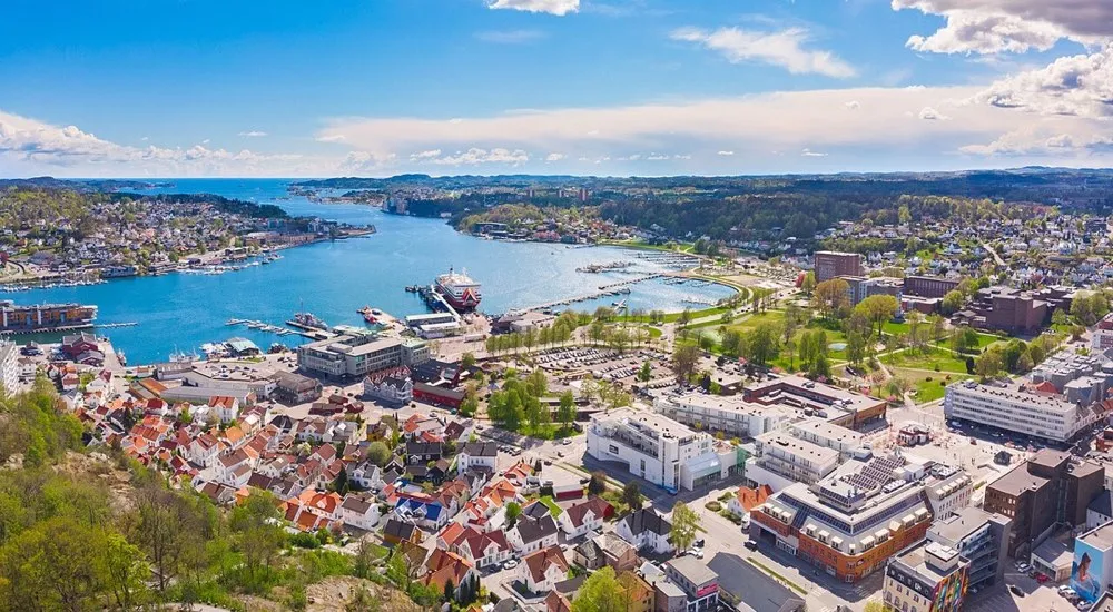From Sandefjord. The picture does not show the market itself.