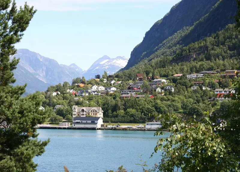 From Stryn. The picture does not show the market itself.