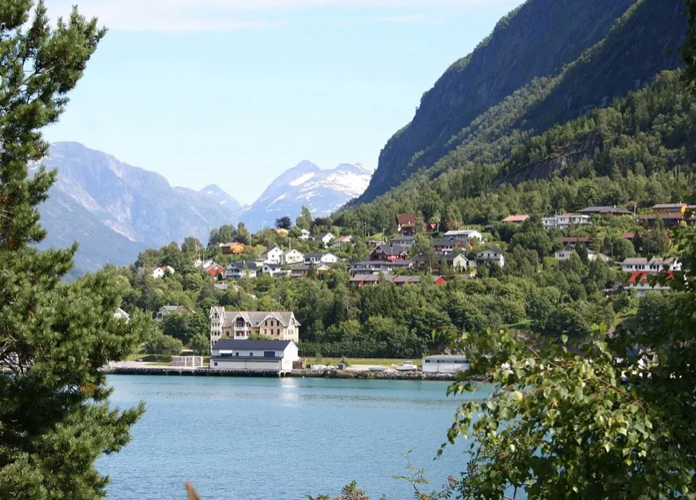 From Stryn. The picture does not show the market itself.