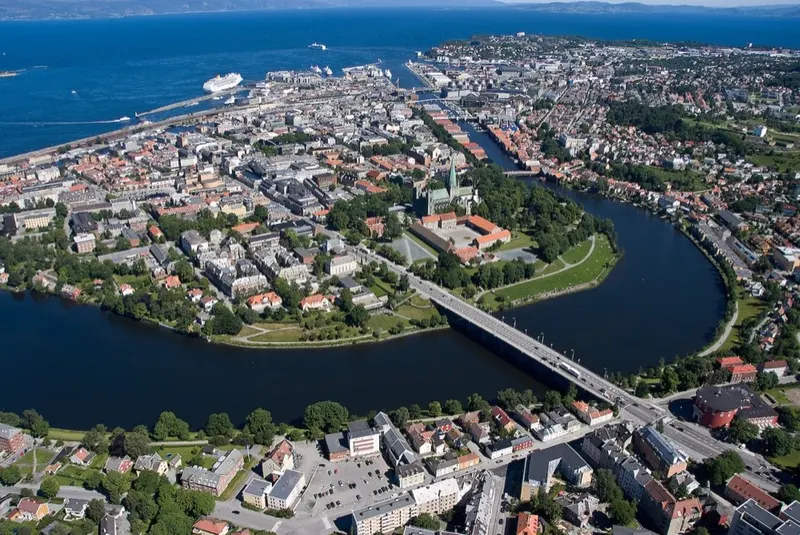 From Trondheim. The picture does not show the market itself.