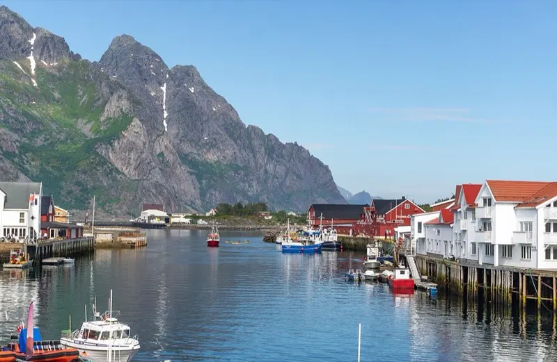 From Vågan. The picture does not show the market itself.