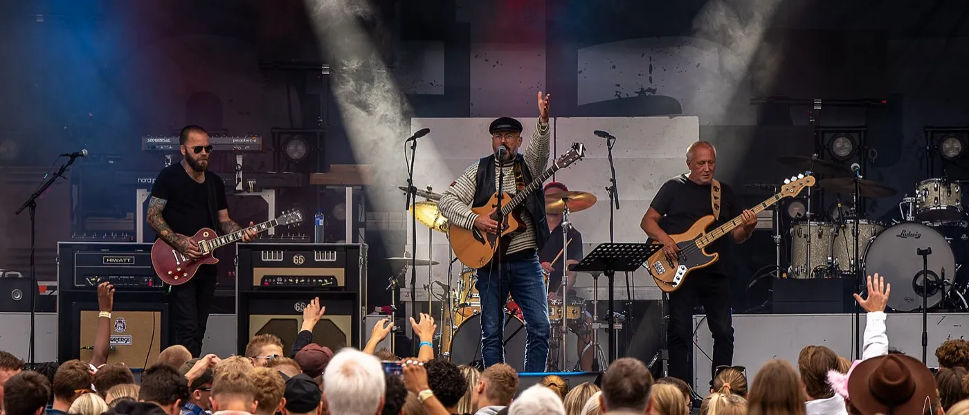 A concert during the shellfish festival.